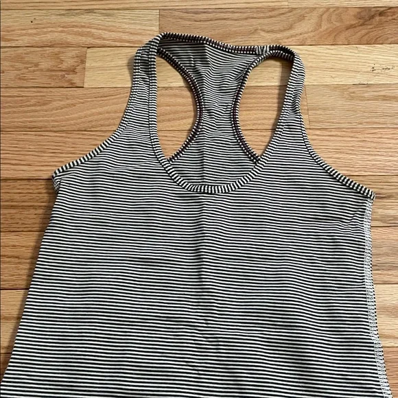 Lululemon Striped Racerback Tank Top 8 - Picture 2 of 7